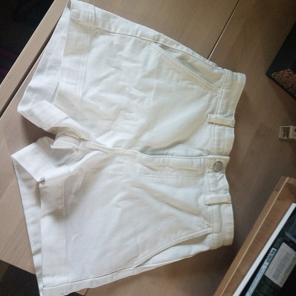 Everlane Cotton Twill Shorts Canvas/White Size 0